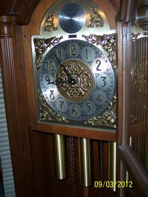 Colonial grandfather clock weights
