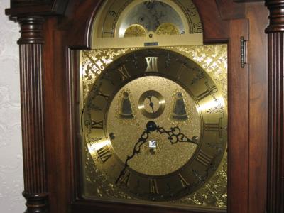 Closeup of clock face