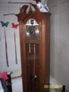 Colonial grandfather clock working