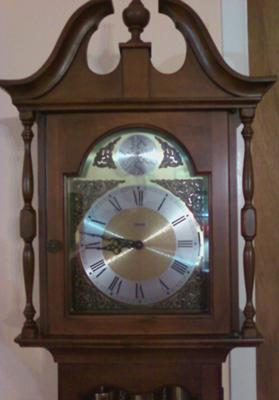 Close-up of clock face